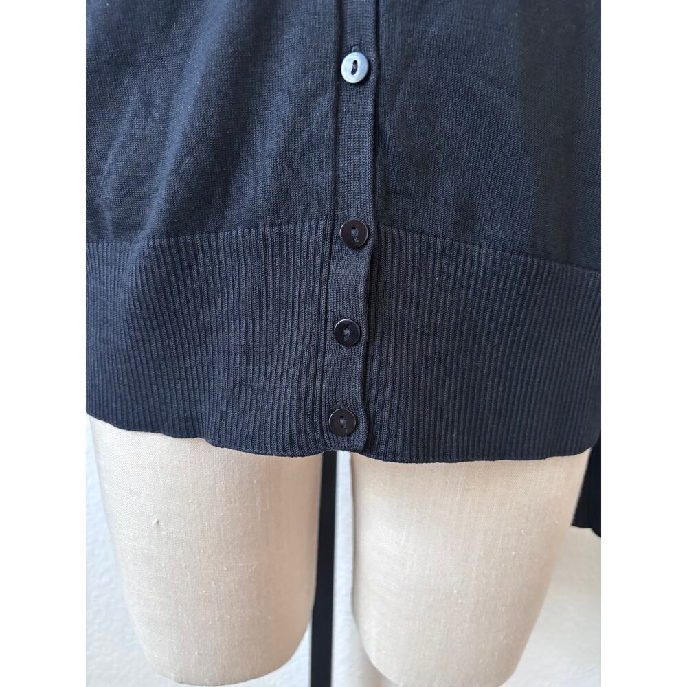 Josephine Chaus - Women's Silk blend Button-Down cardigan Size XL Pre-Owned - Picture 3 of 8